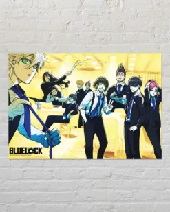 Blue Lock Poster- Isagi, Nagi, Bachira, Yukio, & Chigiri