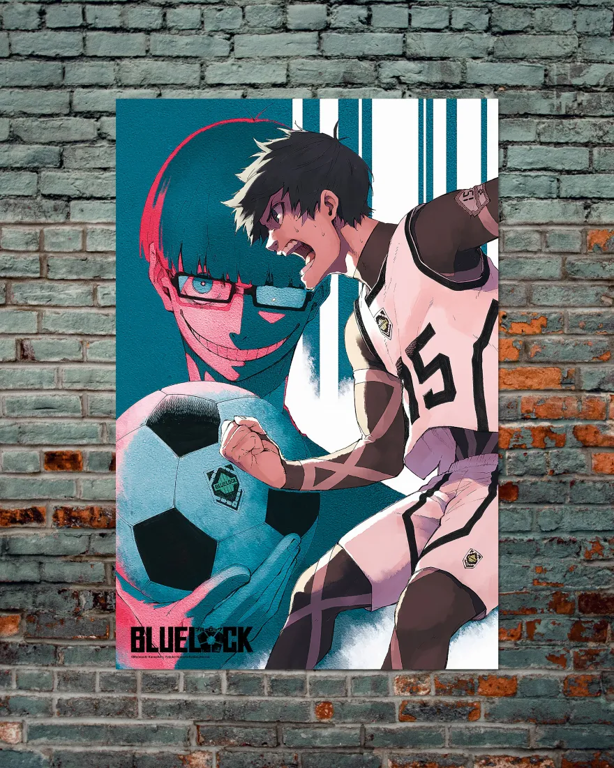 Blue Lock Poster Jinpachi Ego & Yoichi Isagi
