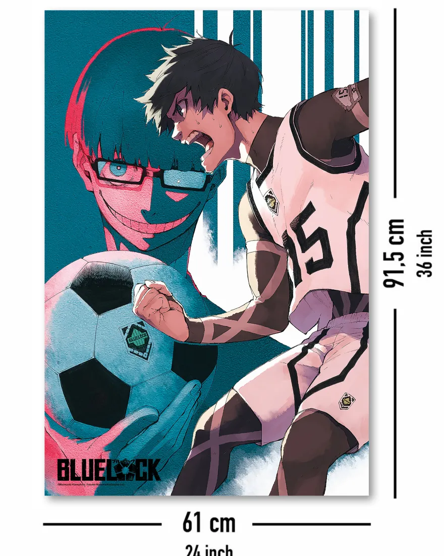 Blue Lock Poster Jinpachi Ego & Yoichi Isagi