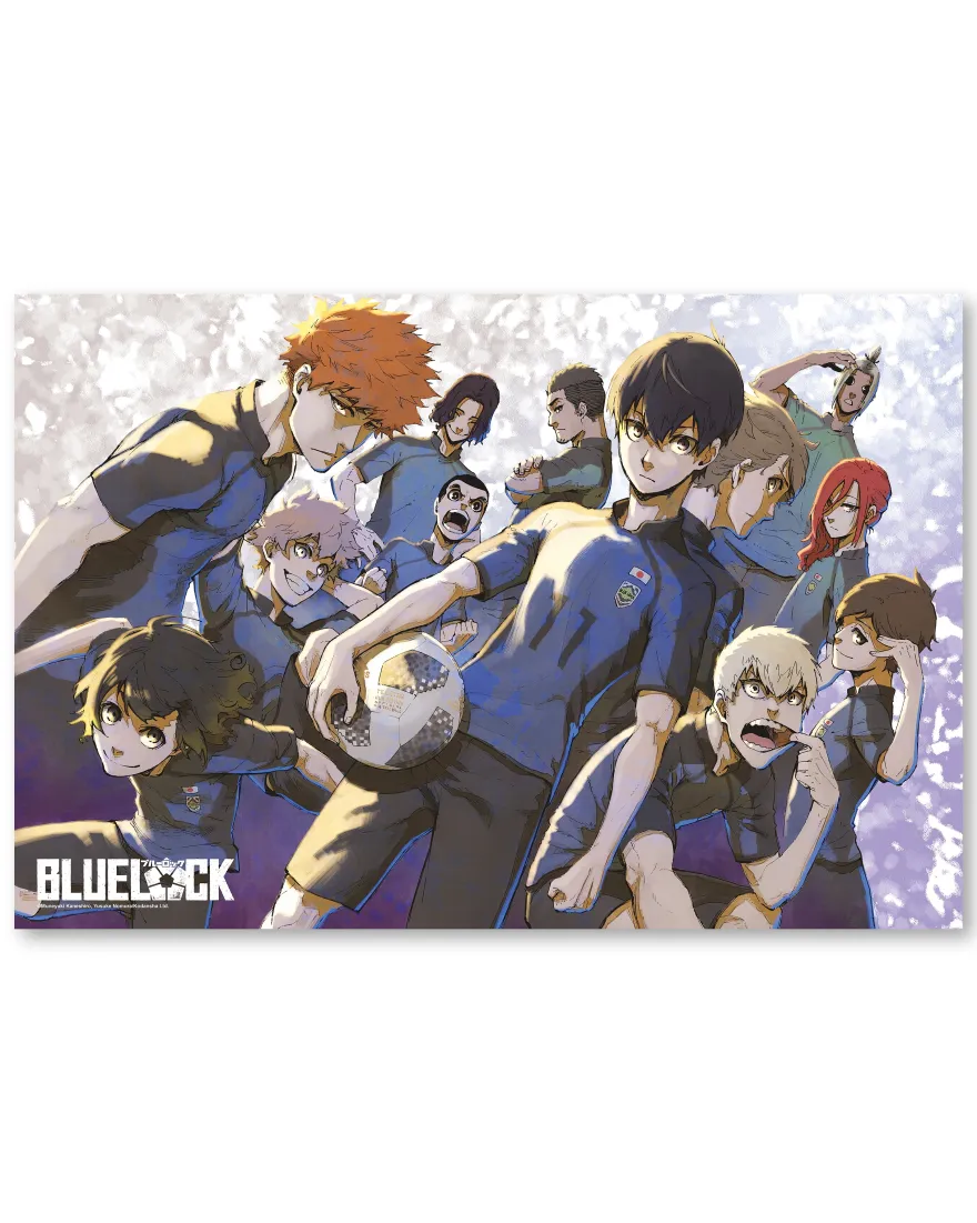 Blue Lock Poster - Kunigami Yoichi, Meguru & Jingo