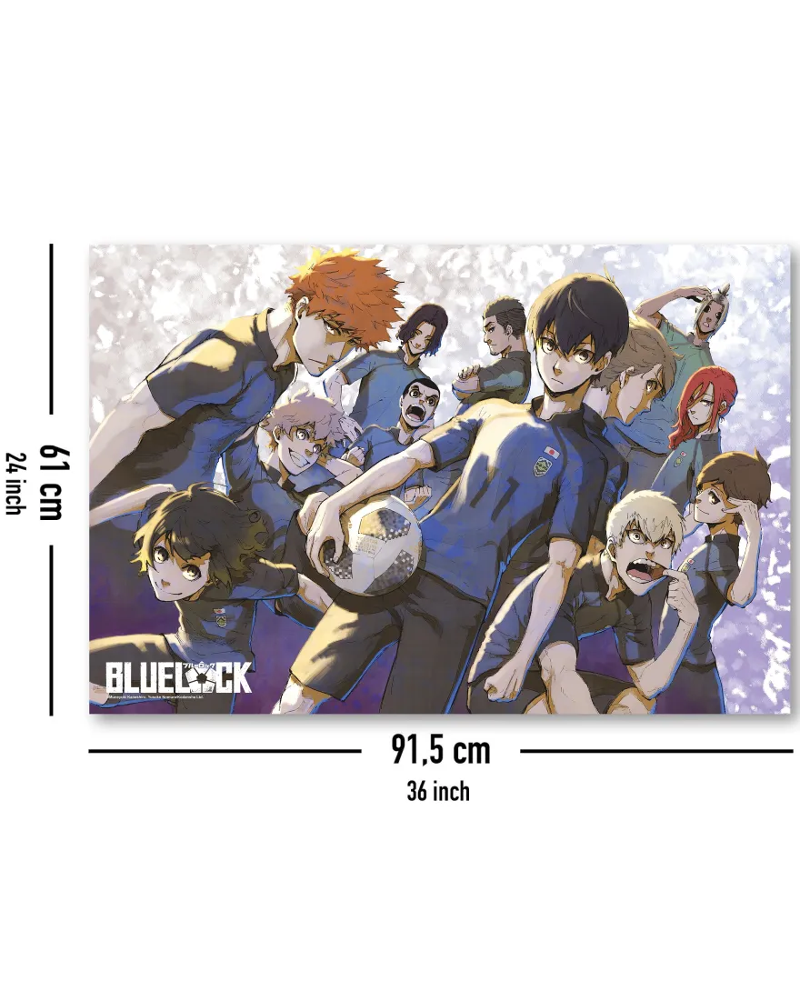 Blue Lock Poster - Kunigami Yoichi, Meguru & Jingo