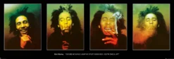 Bob Marley Langbahnposter 4 verschiedene Abbildungen