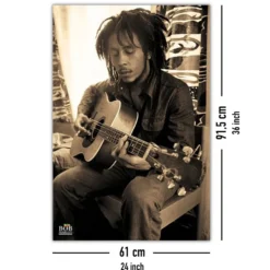 Bob Marley Poster Gitarre