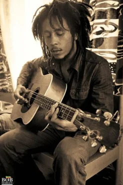 Bob Marley Poster Gitarre