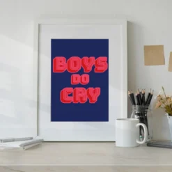 Boys Do Cry Kunstdruck Papier 250 gr. matt