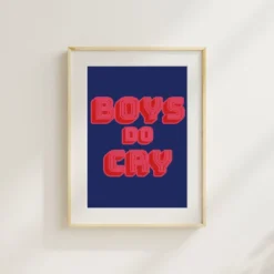 Boys Do Cry Kunstdruck Papier 250 gr. matt