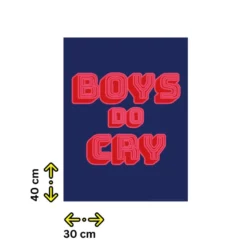 Boys Do Cry Kunstdruck Papier 250 gr. matt