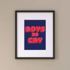 Boys Do Cry Kunstdruck Papier 250 gr. matt