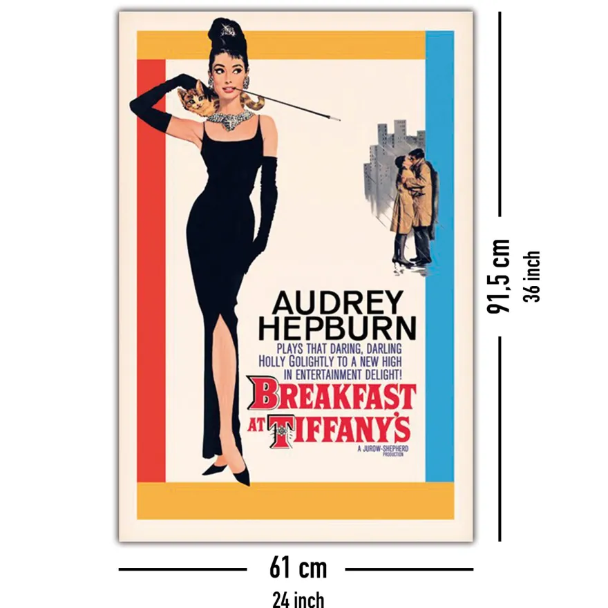 Breakfast at Tiffany's Poster Audrey Hepburn
