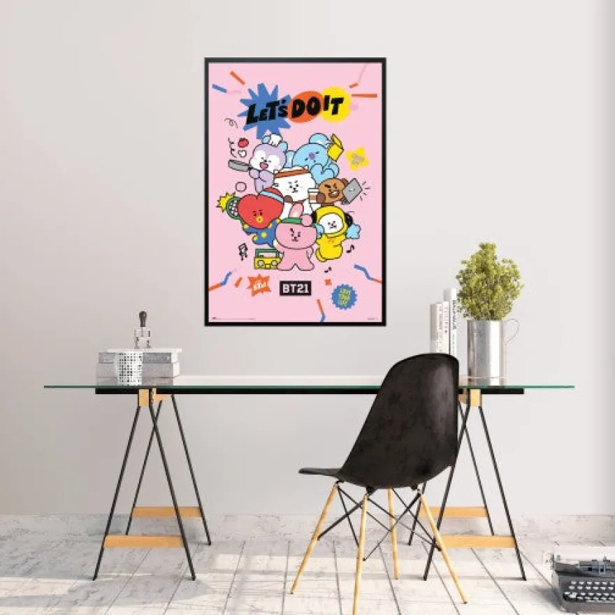BT21 Poster Let's Do It