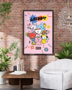 BT21 Poster Let's Do It