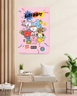 BT21 Poster Let's Do It
