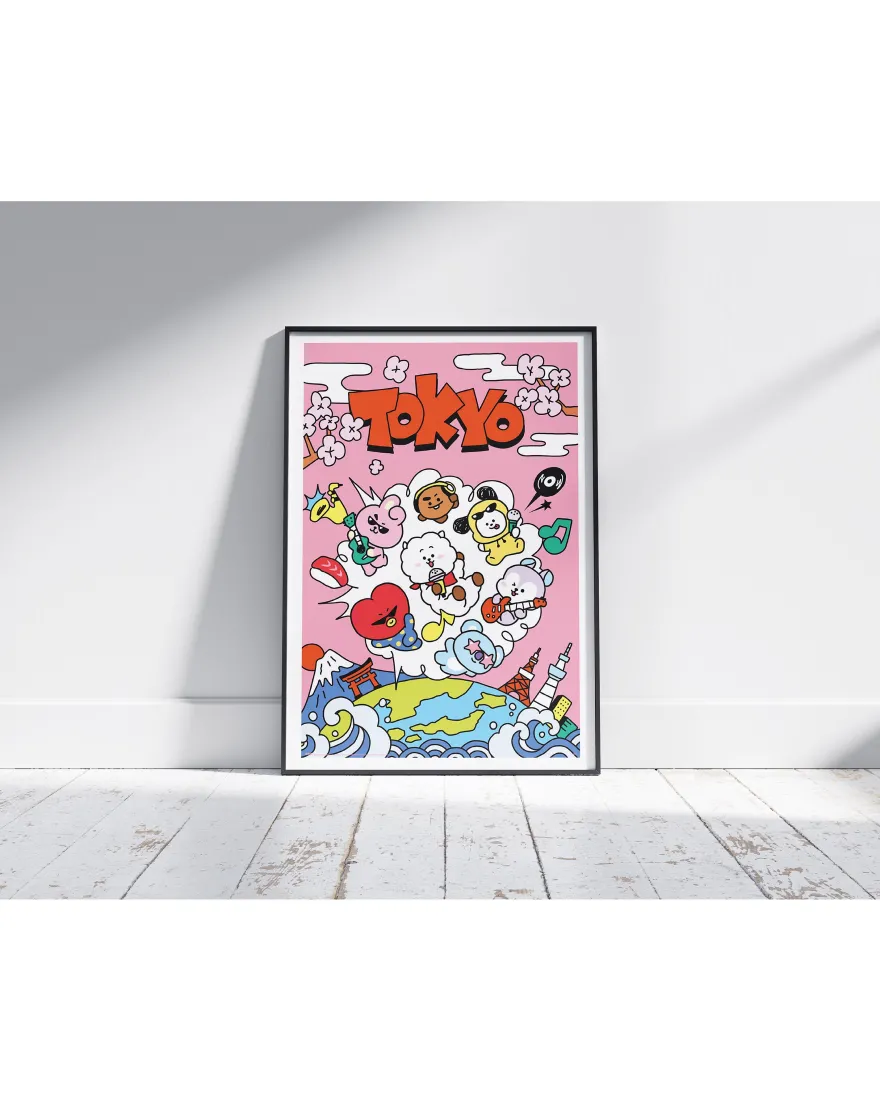BT21 Poster World Voyage