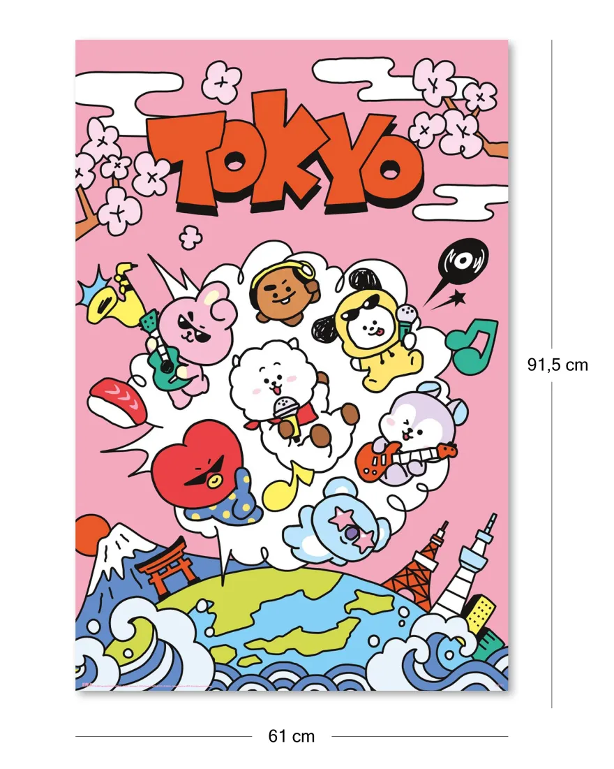 BT21 Poster World Voyage