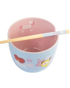 BT21 Ramen Bowl Schale mit Essstäbchen