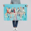 BTS Poster Blue