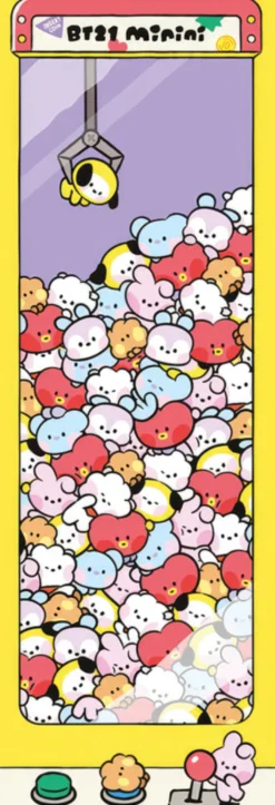 BT21 Türposter Arcade Machine