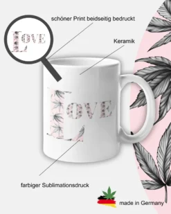 Cannabis Love Tasse