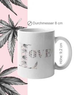 Cannabis Love Tasse