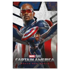 Captain America Poster Marvel Brave New World