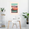 Cars Poster Pixar Vintage