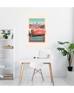 Cars Poster Pixar Vintage