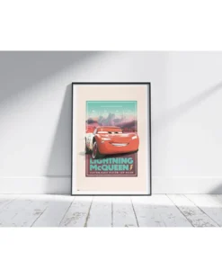 Cars Poster Pixar Vintage