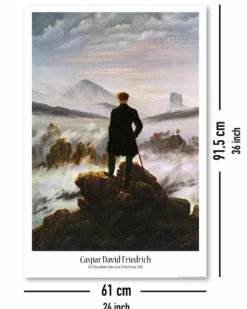 Caspar David Friedrich: Der Wanderer über dem Nebelmeer