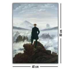 C. D. Friedrich Kunstdruck Wanderer über dem Nebelmeer