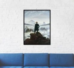 C. D. Friedrich Kunstdruck Wanderer über dem Nebelmeer