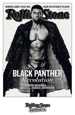 Chadwick Boseman Poster Rolling Stone, Black Panther