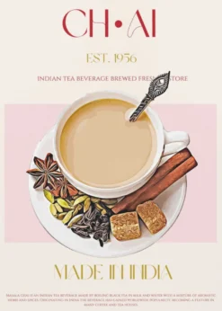 Chai Tea Poster - "Spice & Warmth"