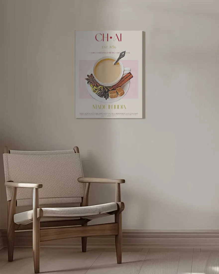 Chai Tea Poster - "Spice & Warmth"