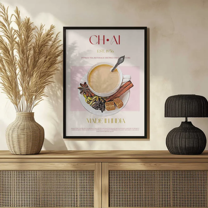 Chai Tea Poster - "Spice & Warmth"
