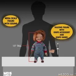 Child's Play 2 Chucky Puppe 15' Talking Mega Scale