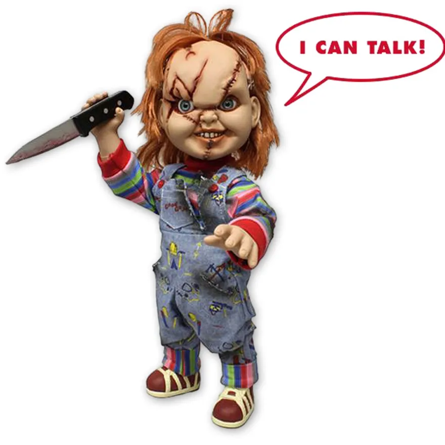 Child's Play Chucky Puppe 15' Talking Mega Scale