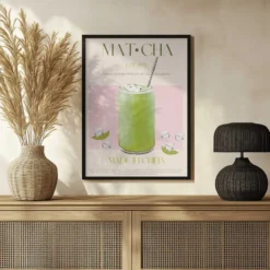 Chilled Matcha Drink Poster