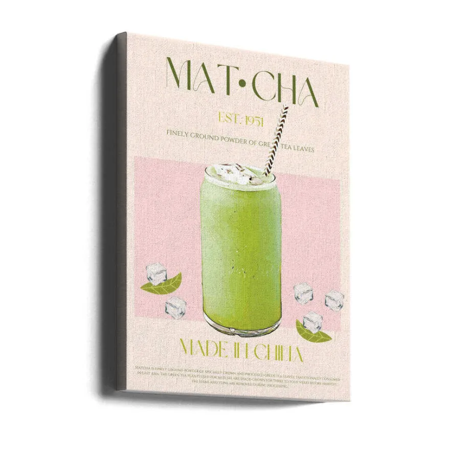 Chilled Matcha Drink Poster