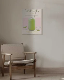 Chilled Matcha Drink Poster