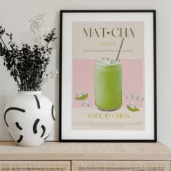 Chilled Matcha Drink Poster