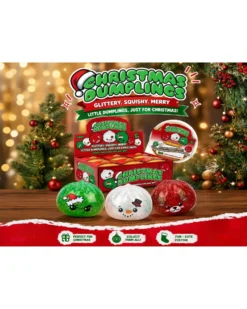 Christmas Glitter Dumpling in Geschenkdose