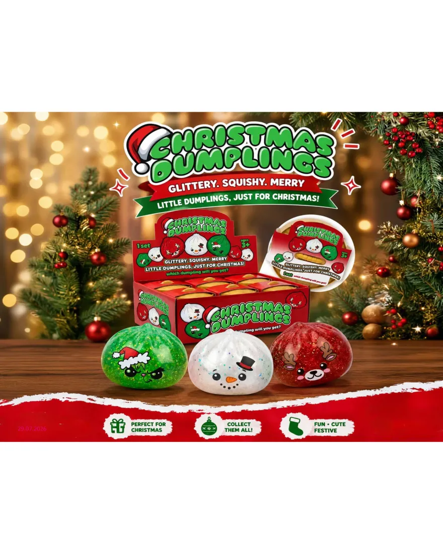 Christmas Glitter Dumpling in Geschenkdose