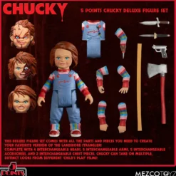 Chucky 5 Points Actionfiguren Deluxe Set