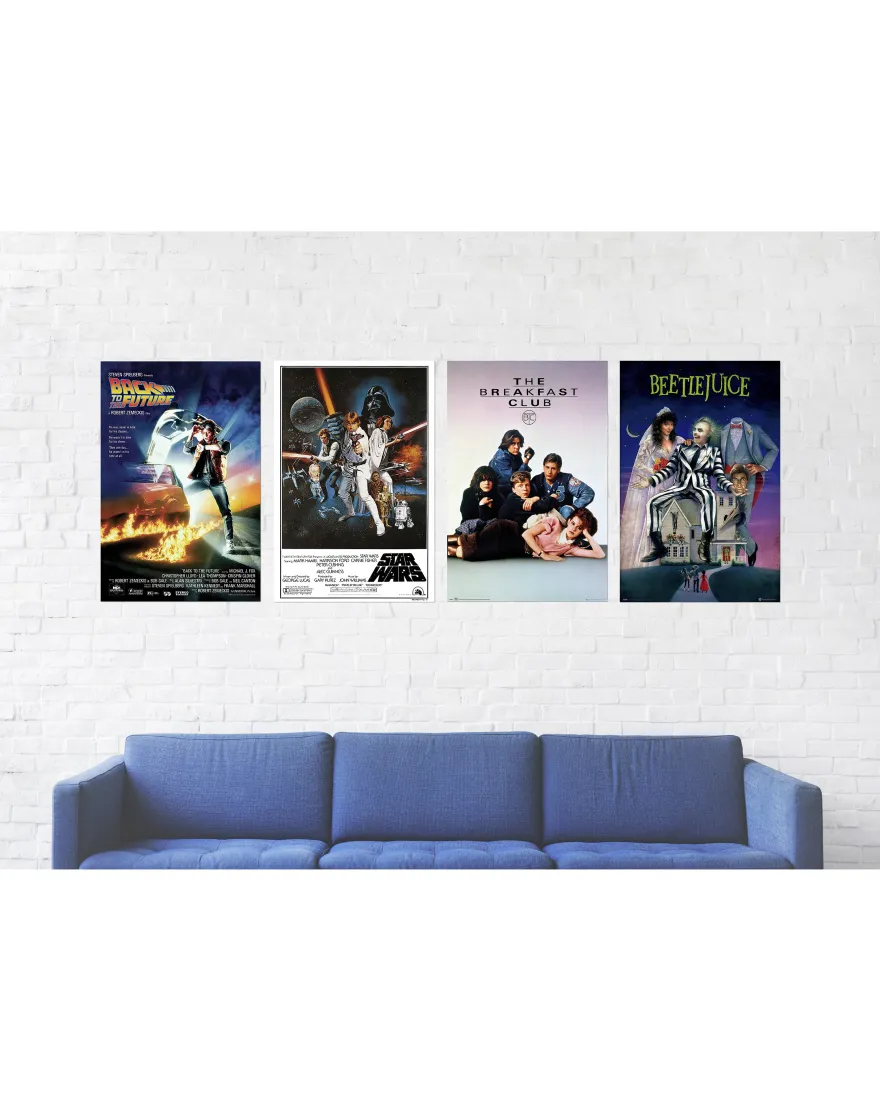 Classic 80's Movies Posterset