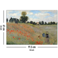 Claude Monet Poster Mohnfeld bei Argenteuil