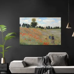 Claude Monet Poster Mohnfeld bei Argenteuil