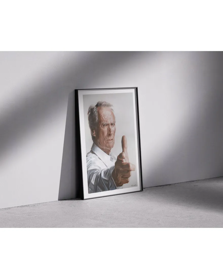 Clint Eastwood Poster Sebastian Krüger Karikatur
