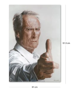 Clint Eastwood Poster Sebastian Krüger Karikatur
