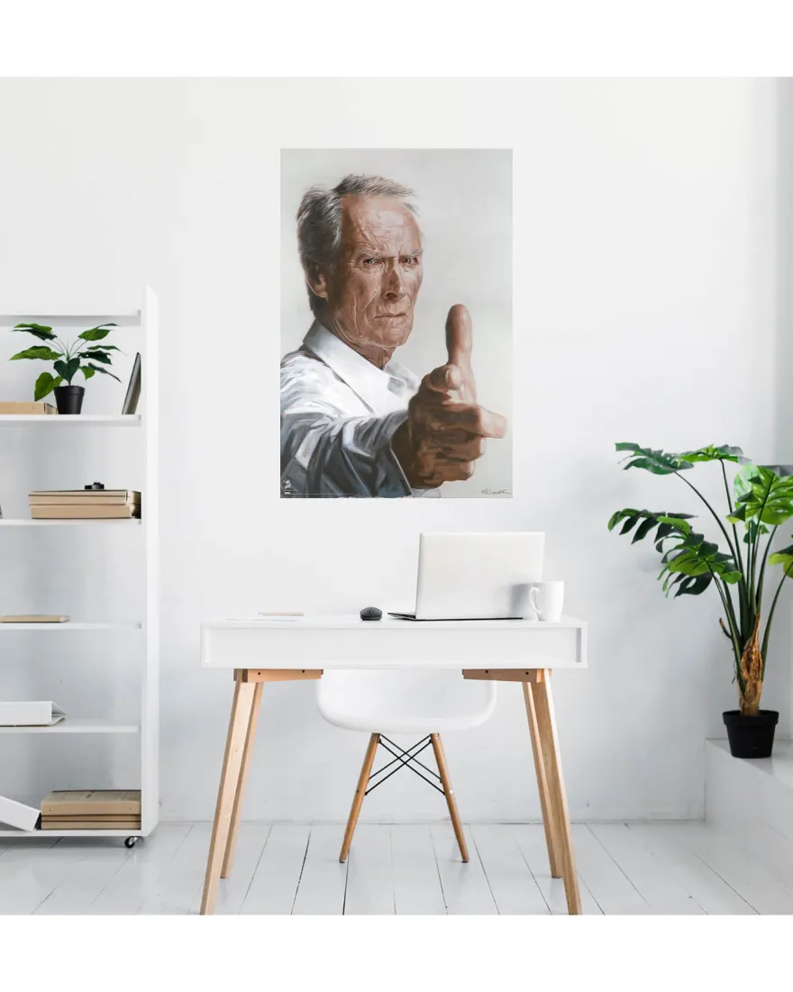 Clint Eastwood Poster Sebastian Krüger Karikatur