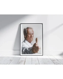 Clint Eastwood Poster Sebastian Krüger Karikatur